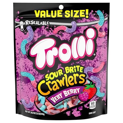 Trolli Sour Gummy Worm Popsicles